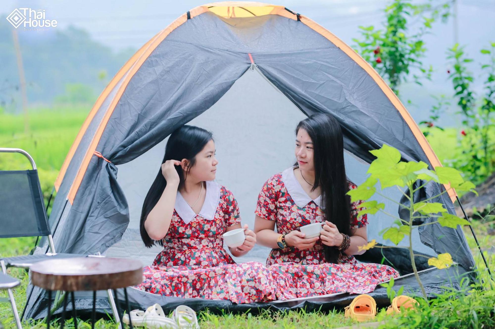 Tai Dam homestay Pu Luong Huong Ba Thuoc Bagian luar foto